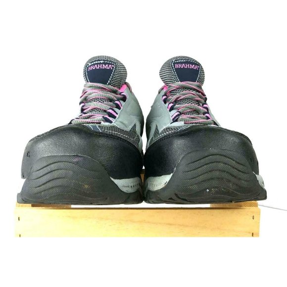 BRAHMA Women's Steel Toe Work Shoes Sarah Pink Black US 9.5 ASTM F2413-11 - Picture 6 of 12